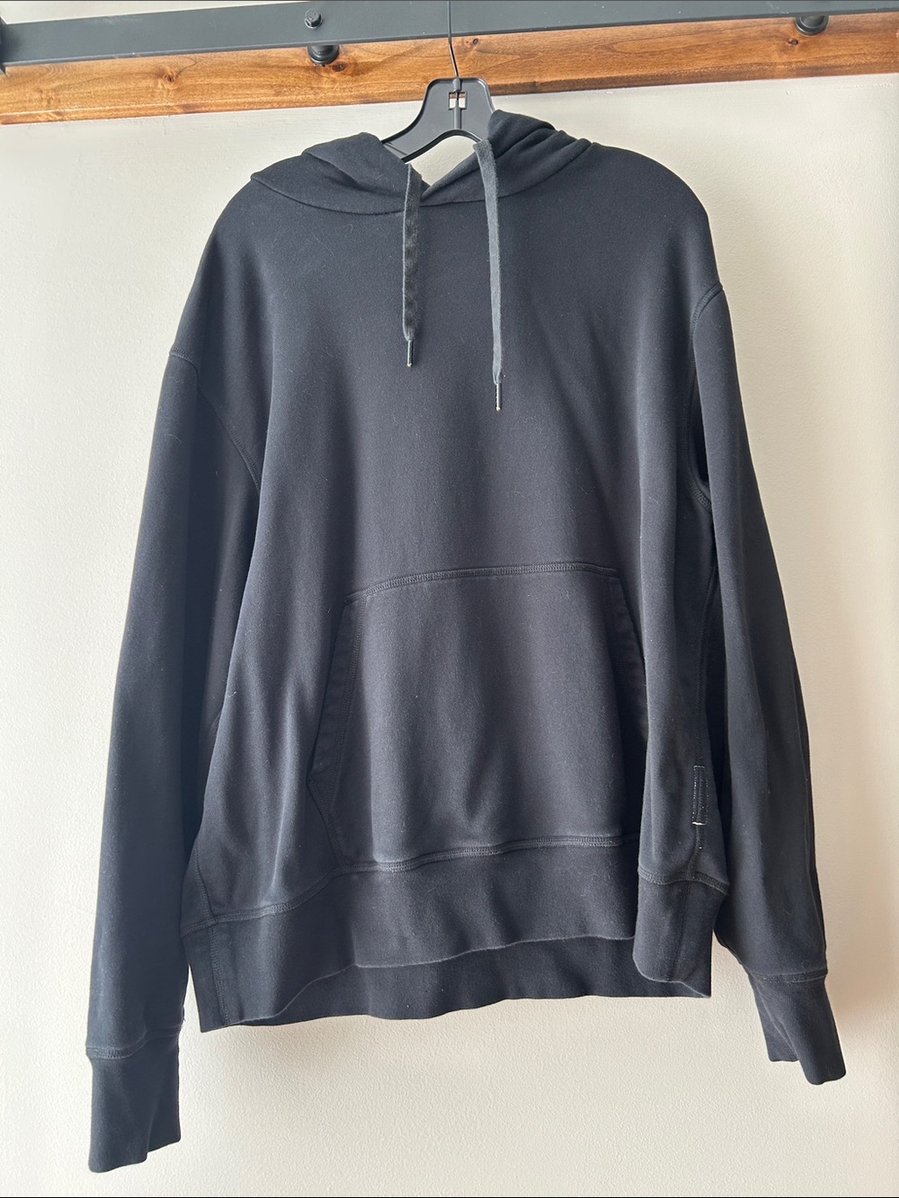 rag & bone Black Pullover Hoodie